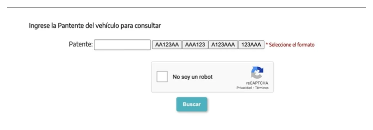 Paso 2 para consultar o cambiar el turno de la VTV en Burzaco